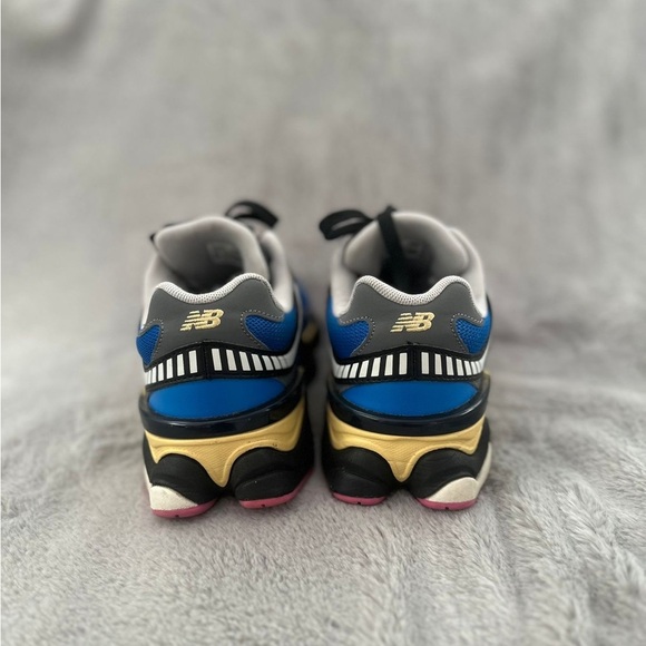 New Balance 9060 Blue and Yellow Sneakers - Picture 3 of 3